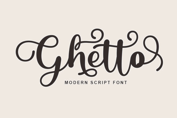 Ghetto Font