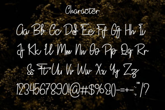 Gholing Font Poster 5