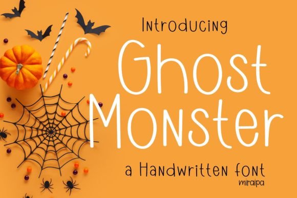 Ghost Monster Font Poster 1
