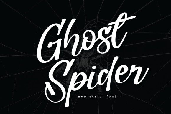 Ghost Spider Font Poster 1