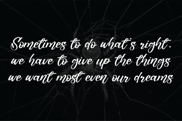 Ghost Spider Font Poster 3