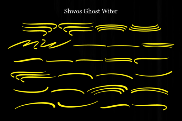 Ghost Writer Font Poster 4