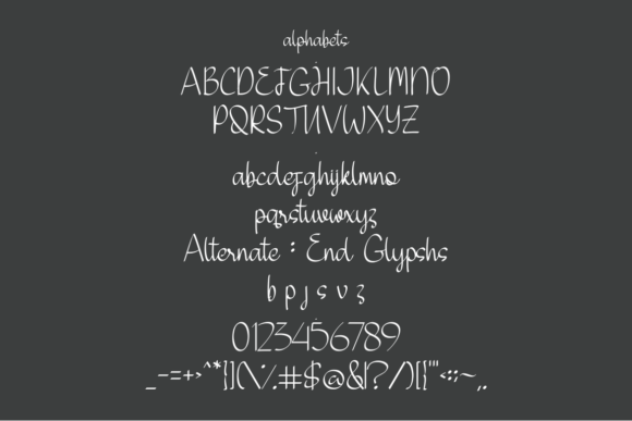 Ghostarica Font Poster 2