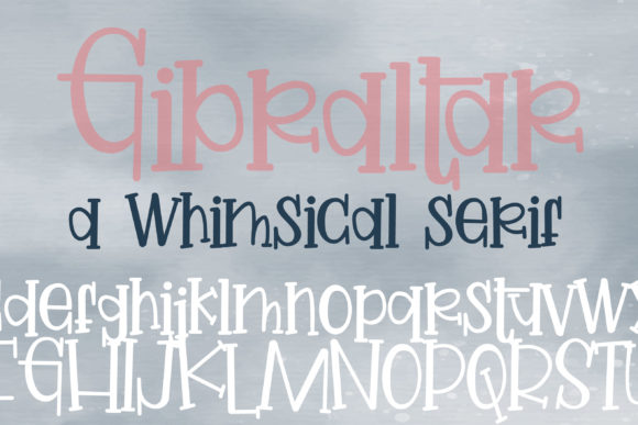 Gibraltar Font Poster 1