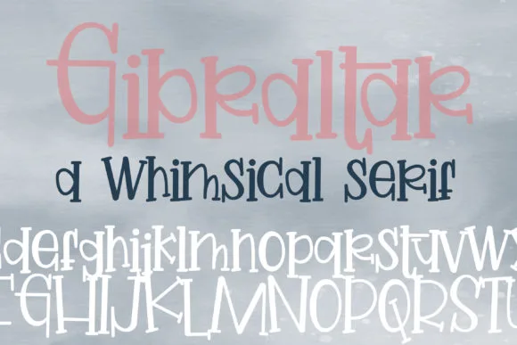 Gibraltar Font Poster 1