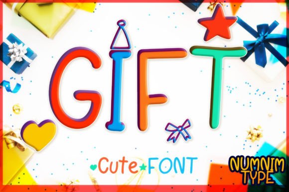 Gift Font Poster 1