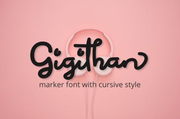 Gigithan Font Poster 1