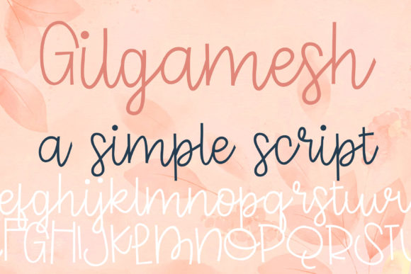 Gilgamesh Font Poster 1