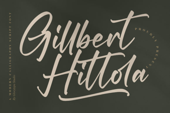 Gillbert Hittola Font Poster 1