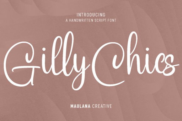 Gilly Chics Font Poster 1