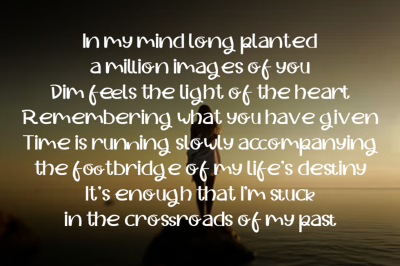 Gindim Font Poster 2