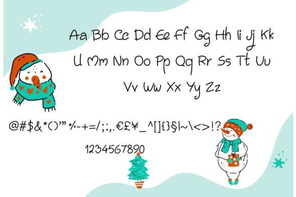 Gingerbreads Font Poster 2