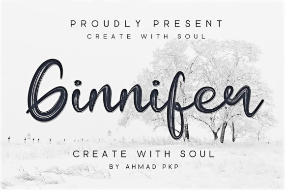 Ginnifer Font Poster 1