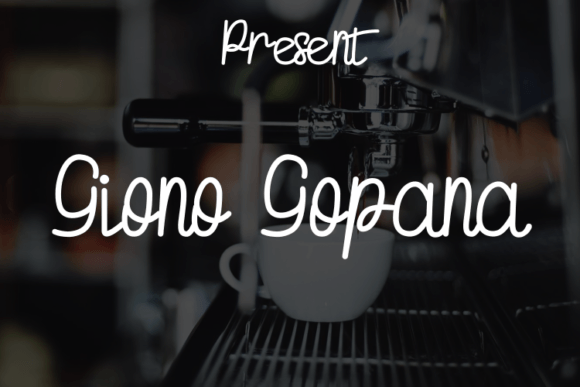 Giono Gopana Font Poster 1