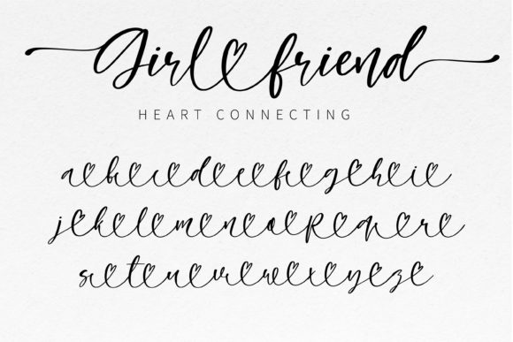 Girl Friend Font Poster 4