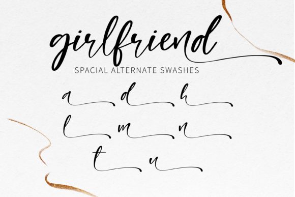 Girl Friend Font Poster 5