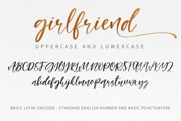 Girl Friend Font Poster 6