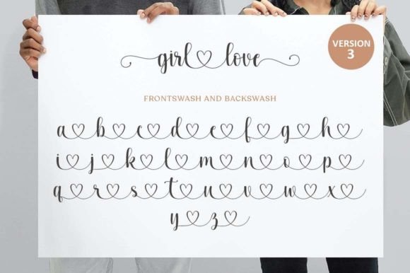 Girl Love Font Poster 10