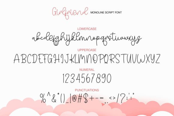 Girlfriend Font Poster 6