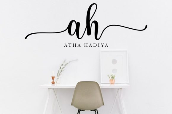 Girls Hearty Font Poster 5