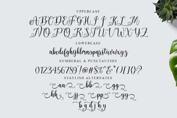 Girls Hearty Font Poster 8