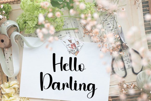 Girly Font Poster 2