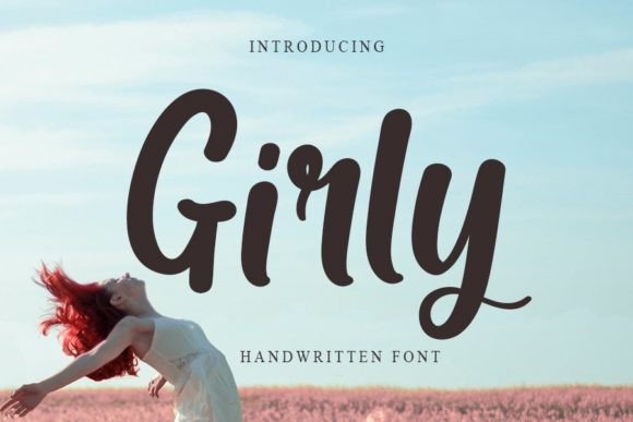 Girly Font Poster 1