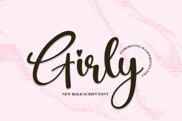 Girly Font Poster 1