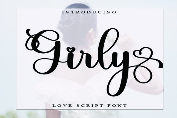 Girly Font Poster 1