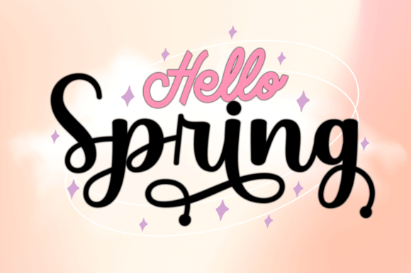 Girly Stylish Font Poster 5