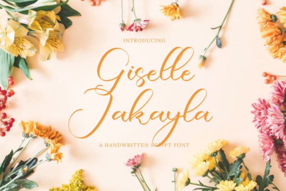 Giselle Jakayla Font Poster 1