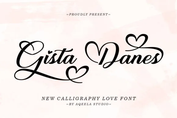 Gista Danes Font Poster 1