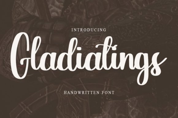 Gladiatings Font Poster 1