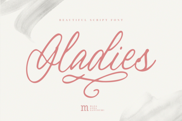 Gladies Font Poster 1