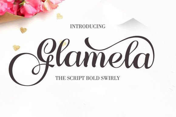 Glamela Font Poster 1