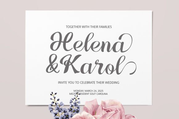 Glamela Font Poster 4