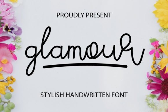 Glamour Font Poster 1