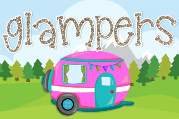 Glampers Font Poster 1