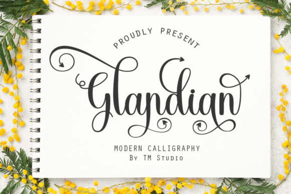 Glandian Font Poster 1