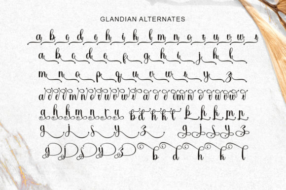 Glandian Font Poster 9