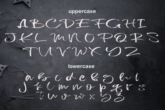 Glasgow Brush Font Poster 3