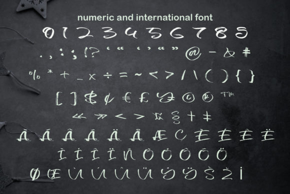 Glasgow Brush Font Poster 4