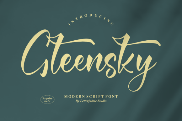 Gleensky Font Poster 1