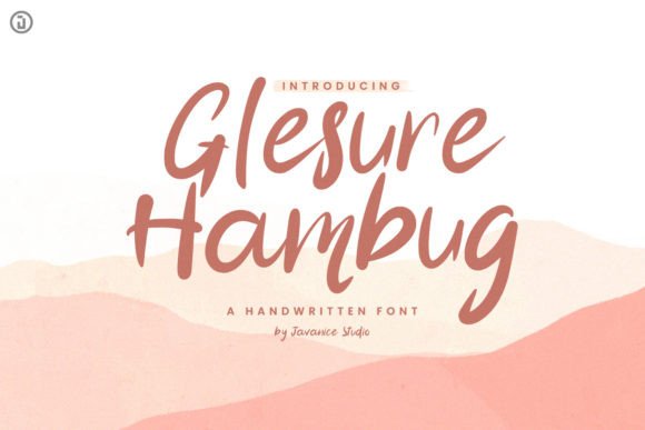 Glesure Hambug Font Poster 1