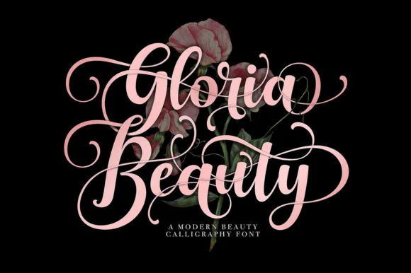Gloria Beauty Font Gloria Beauty Font Poster 1