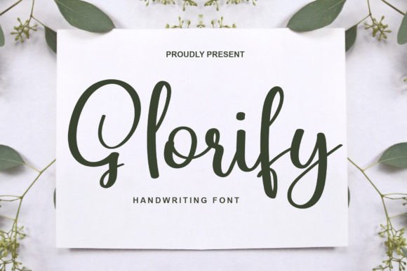 Glorify Font Poster 1