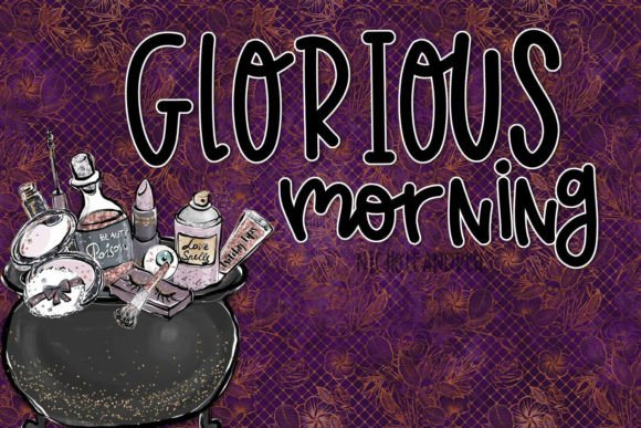 Glorious Morning Font Poster 1