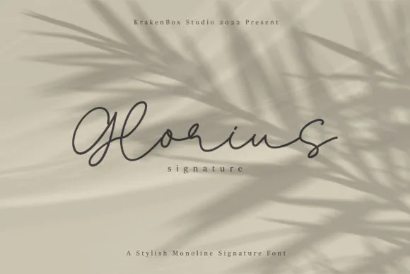 Glorius Font Glorius Font Poster 1