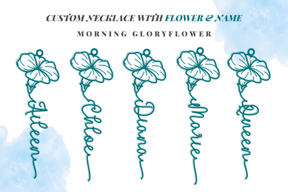 Glorya Birth Flower Font Poster 2