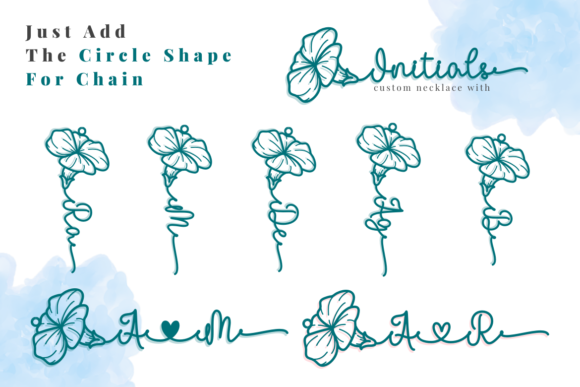 Glorya Birth Flower Font Poster 3